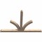 Ekena Millwork Richland Smooth Timber Gable Bracket, Douglas Fir, 108"W x 72"H x 5 1/2"D x 5 1/2"F, 16/12 Pitch GBW108X72X0606RIC00SDF - alternate 5